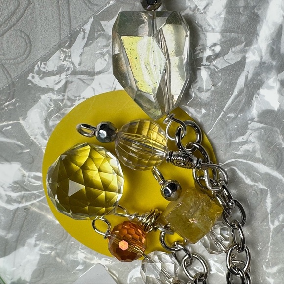 Glass Beaded Tassel Handbag Purse Accessory Dangle Charm Key Chain Handmade - Picture 13 of 16